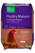 Poultry Manure Fertiliser Pellets (1x 15kg bag)
