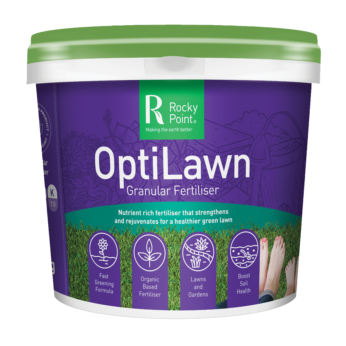 OptiLawn Granular Fertiliser (1x 6kg tub)