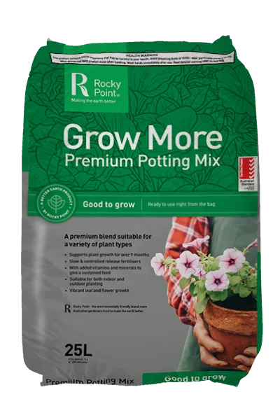 Grow More Premium Potting Mix (4x 25L bags)