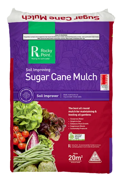 Sugar Cane Mulch (2 bales, 40sqm coverage)
